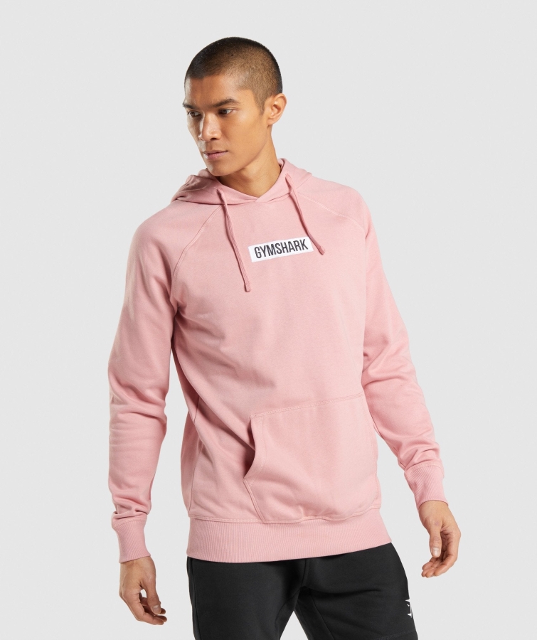 Gymshark Merkezi Kapüşonlu Pembe