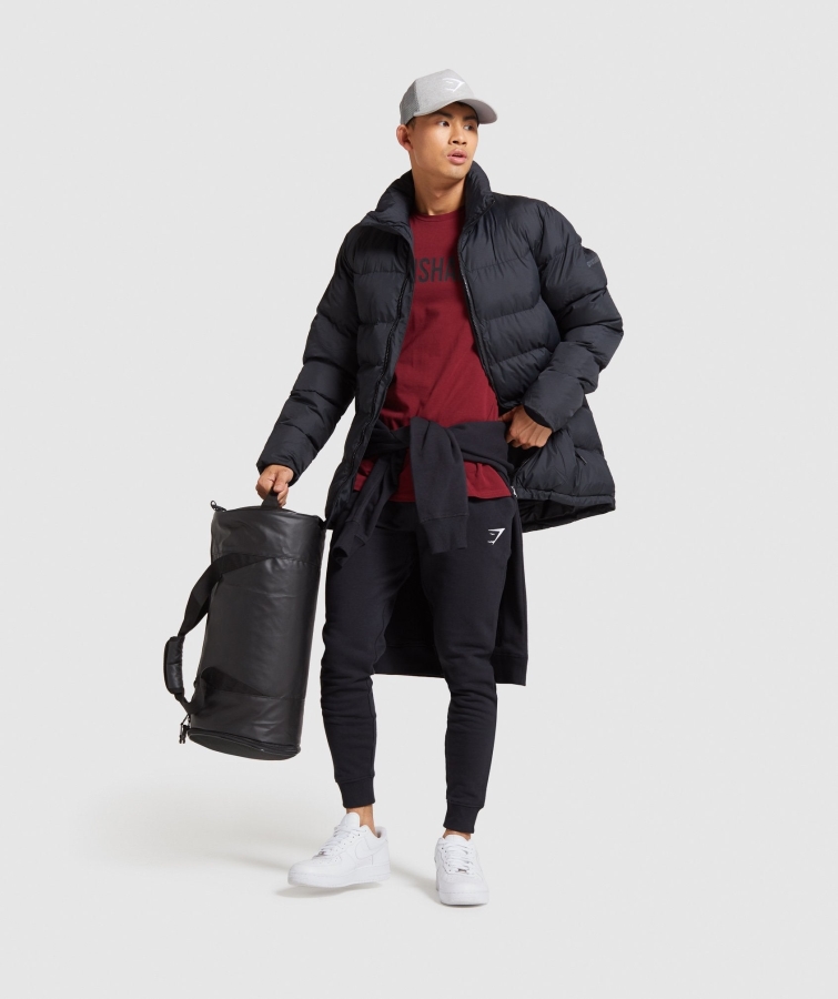 Gymshark Arması Koşucular Siyah