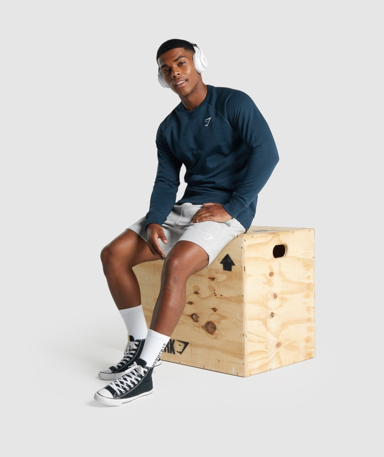 Gymshark Armalı Sweatshirt Lacivert