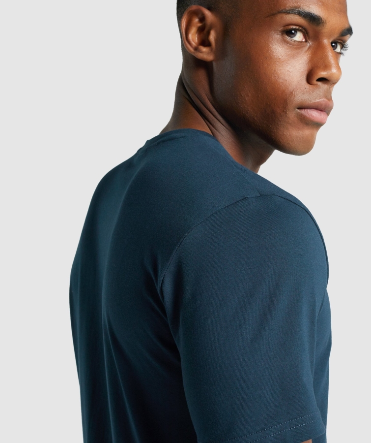 Gymshark Arması T-shirt Lacivert