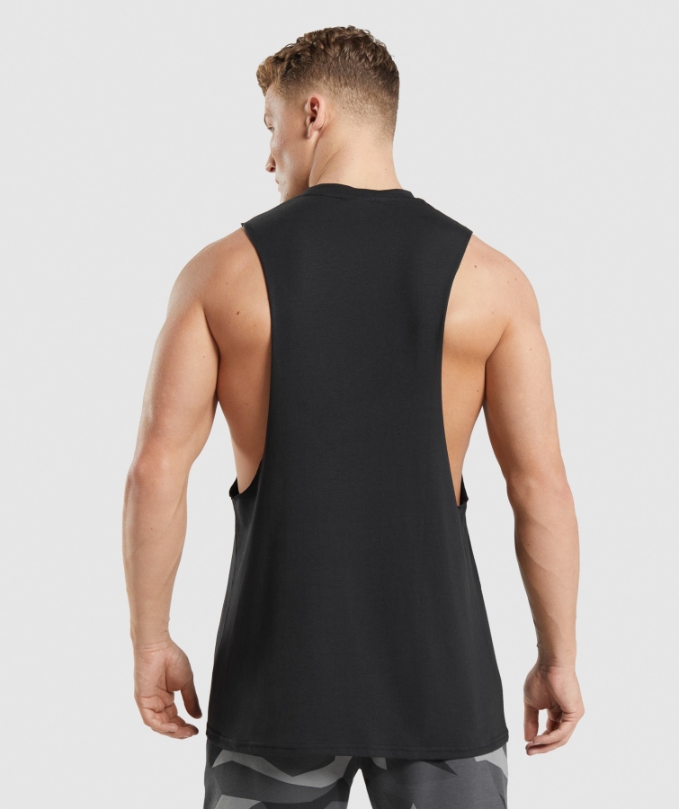 Gymshark Kritik 2.0 Kol Tankı Siyah