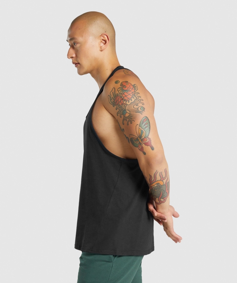 Gymshark Kritik 2.0 Stringer Siyah