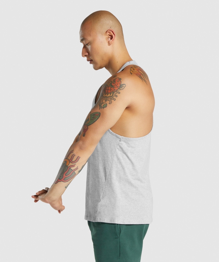 Gymshark Kritik 2.0 Stringer Açık Gri Marn