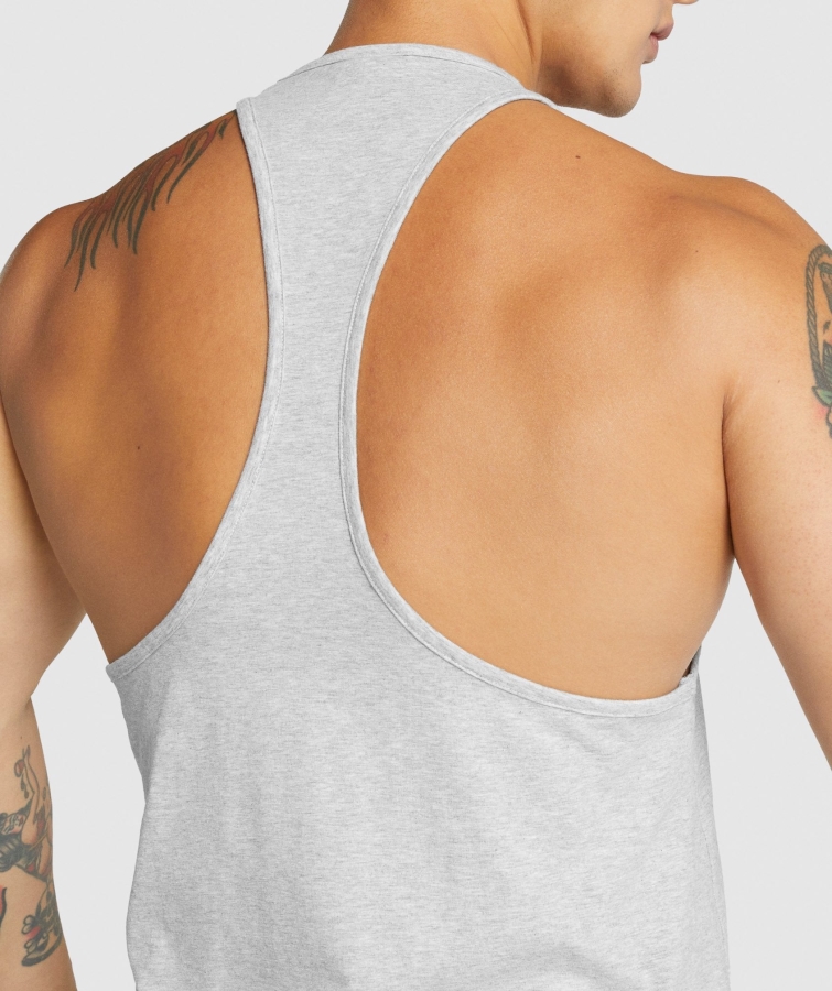 Gymshark Kritik 2.0 Stringer Açık Gri Marn