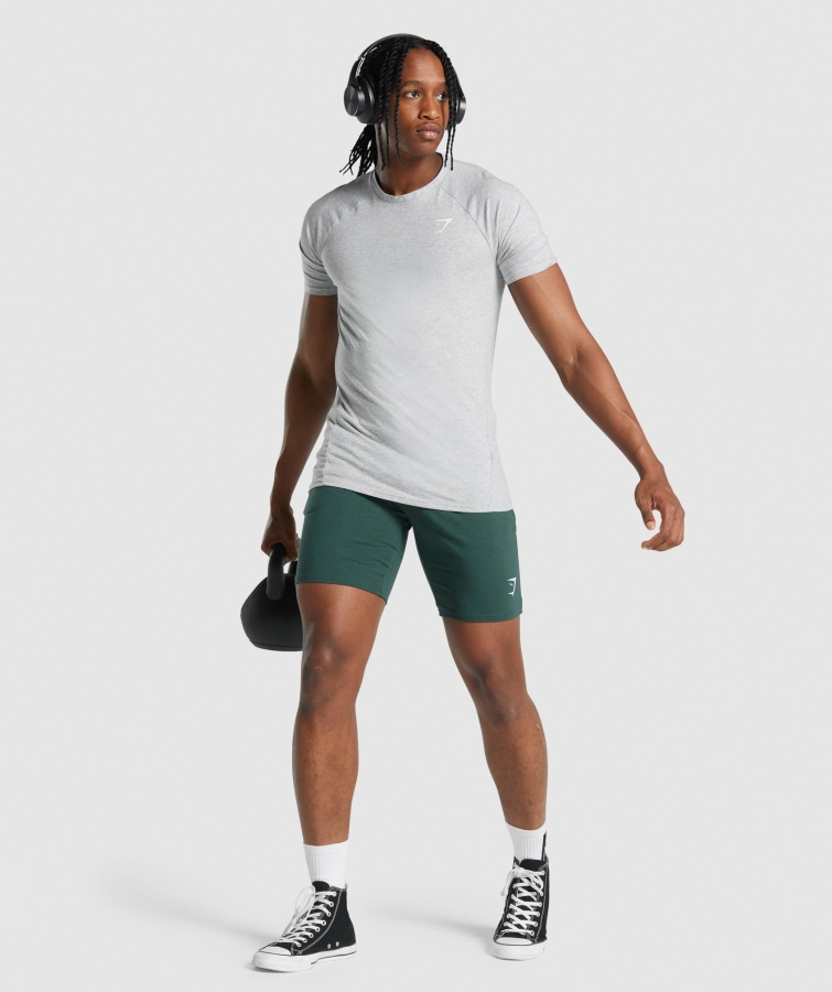 Gymshark Kritik 2.0 Tişört Açık Gri Marn