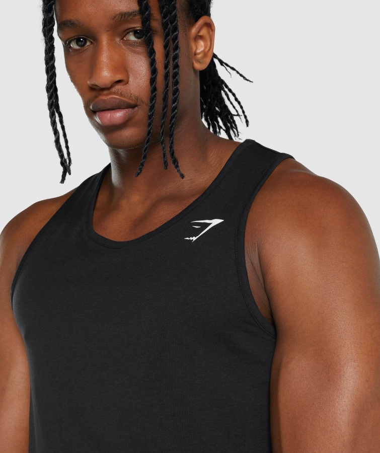 Gymshark Kritik 2.0 Tank Siyahı
