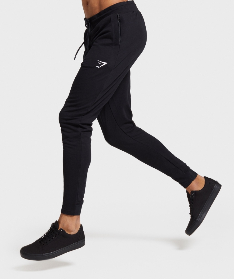 Gymshark Kritik Zip Joggers Siyah