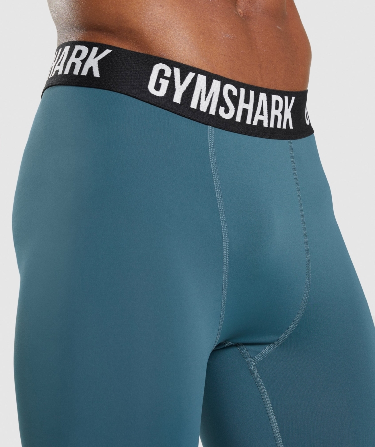 Gymshark Eleman Taban Katmanı Tozluk Toskana Deniz Mavisi