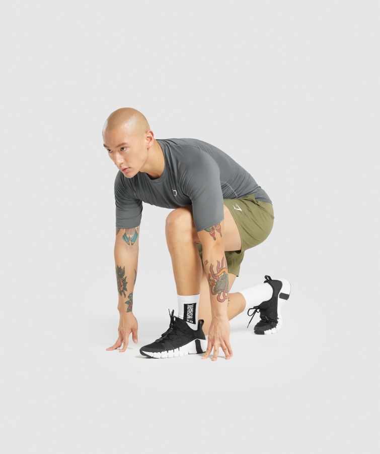 Gymshark Element Baselayer T-shirt Kömürü