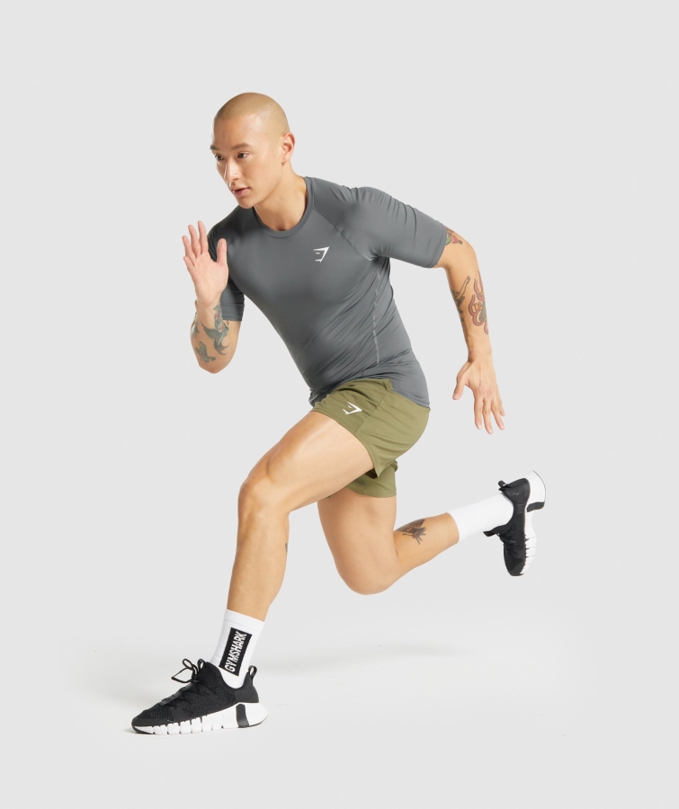 Gymshark Element Baselayer T-shirt Kömürü