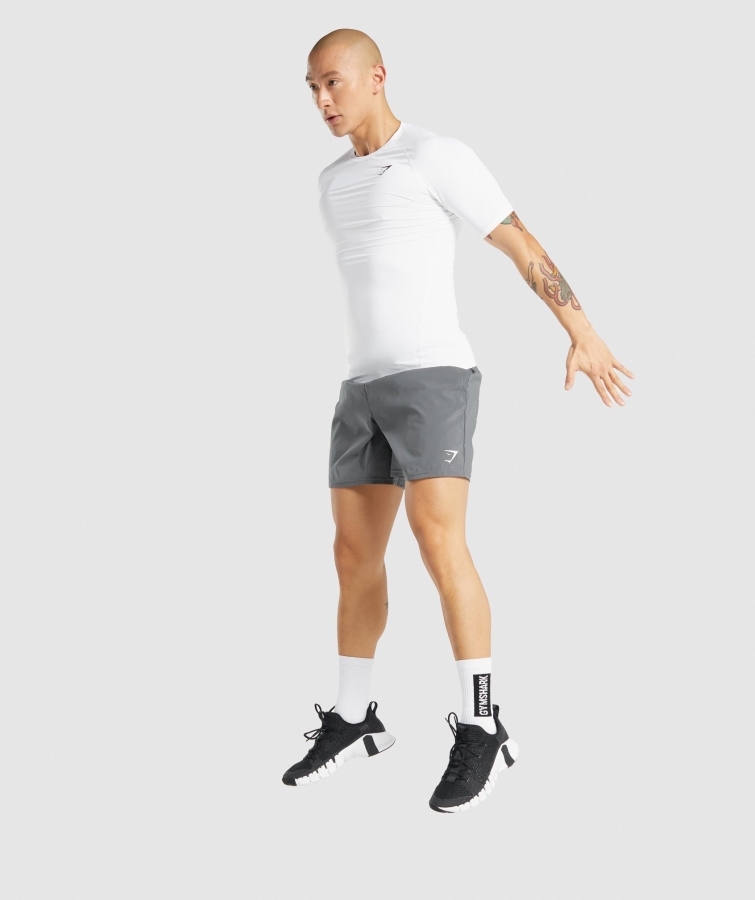 Gymshark Eleman Taban Katmanı T-shirt Beyaz