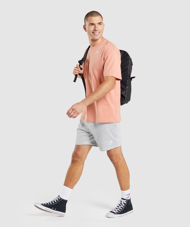 Gymshark Temel Büyük Boy Tişört Nevada Pembesi