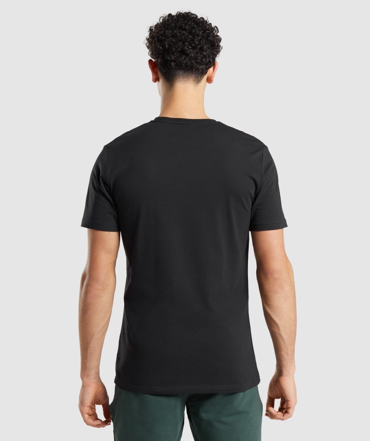 Gymshark Temel T-shirt Siyah