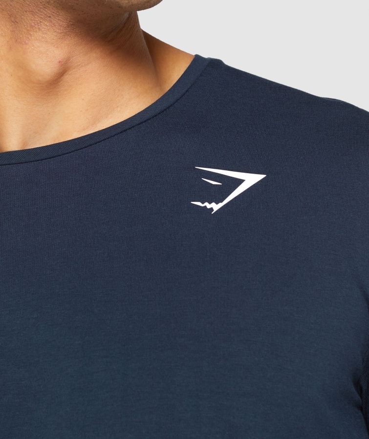 Gymshark Temel T-shirt Lacivert