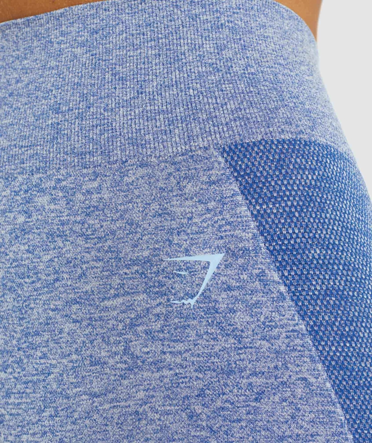 Gymshark Flex Yüksek Belli Tayt Earl Blue Marl