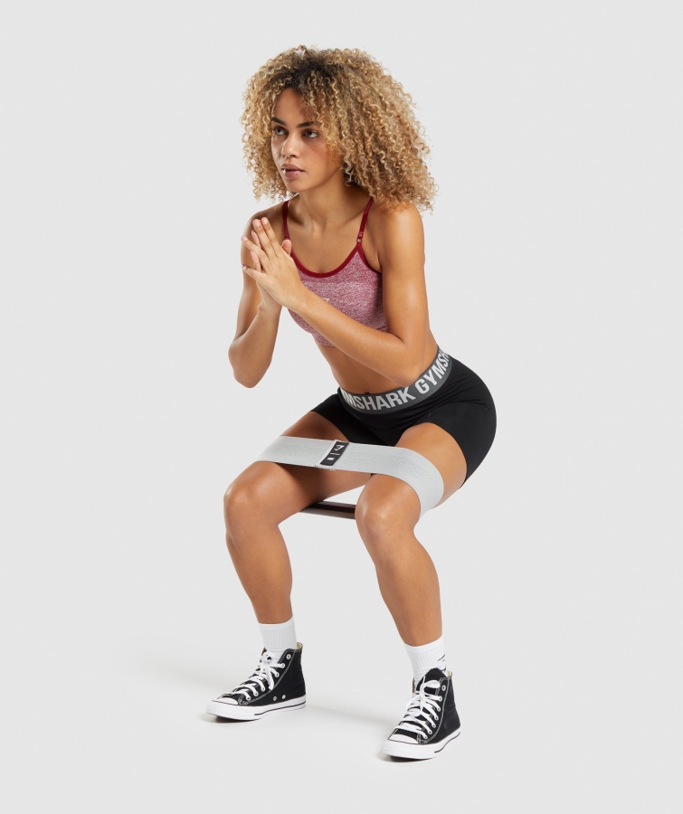 Gymshark Esnek şort Siyah