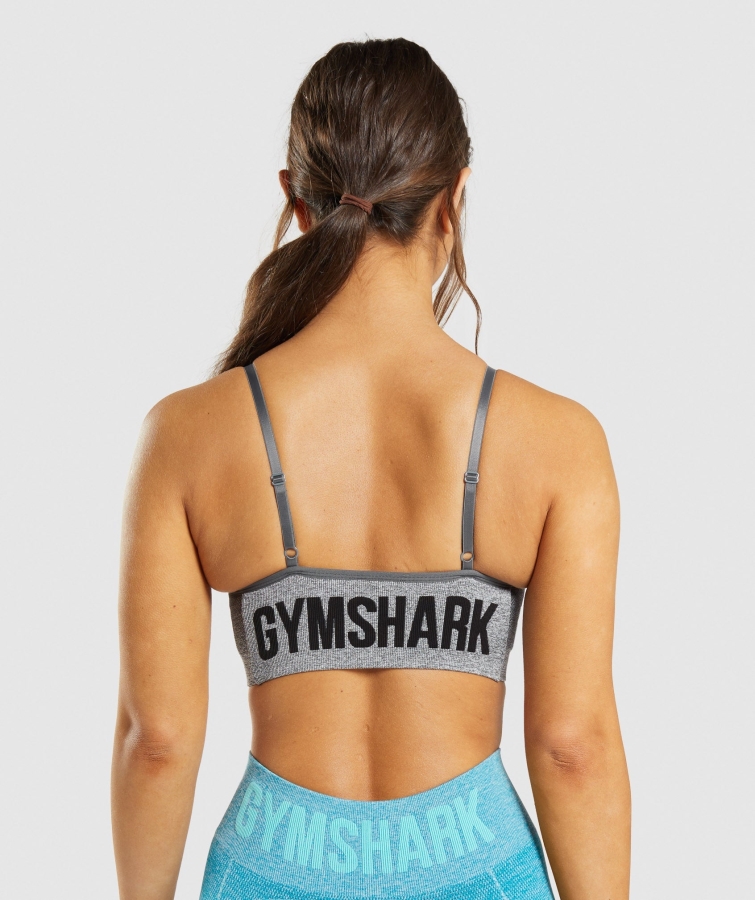 Gymshark Flex Askılı Spor Sutyeni Kömür Grisi Marn