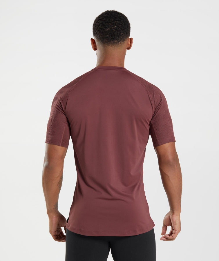 Gymshark Formu T-shirt Kiraz Kahverengi