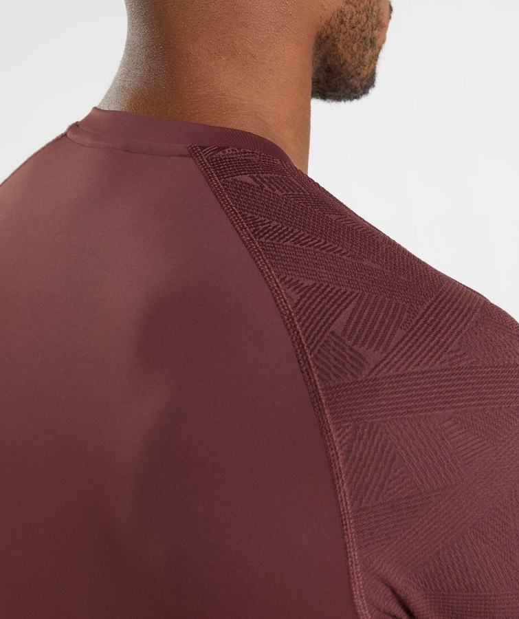 Gymshark Formu T-shirt Kiraz Kahverengi