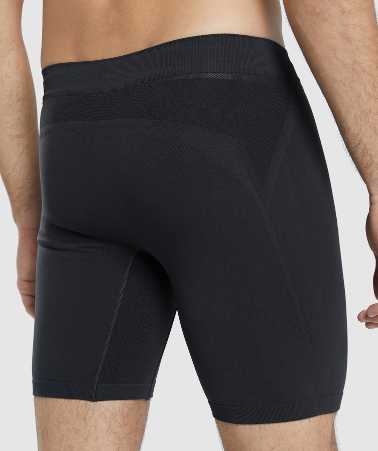 Gymshark Hibrit Boksör Siyah-açık Gri