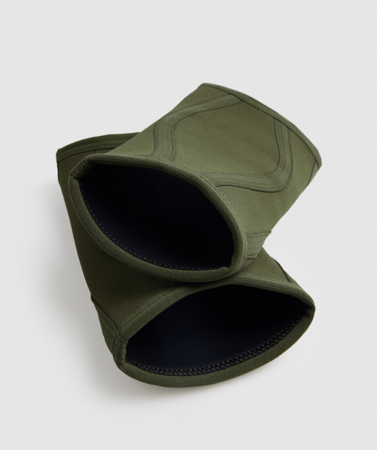 Gymshark Diz Kollu 3mm çekirdek Zeytin