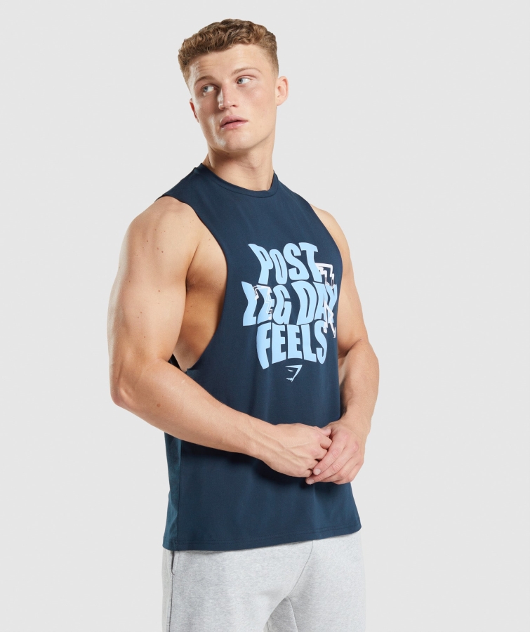 Gymshark Bacak Günü Açılan Kol Tank Donanması
