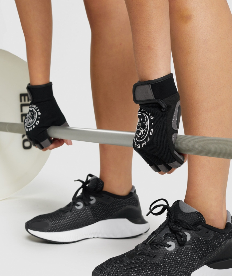 Gymshark Eski Kaldırma Eldivenleri Siyah