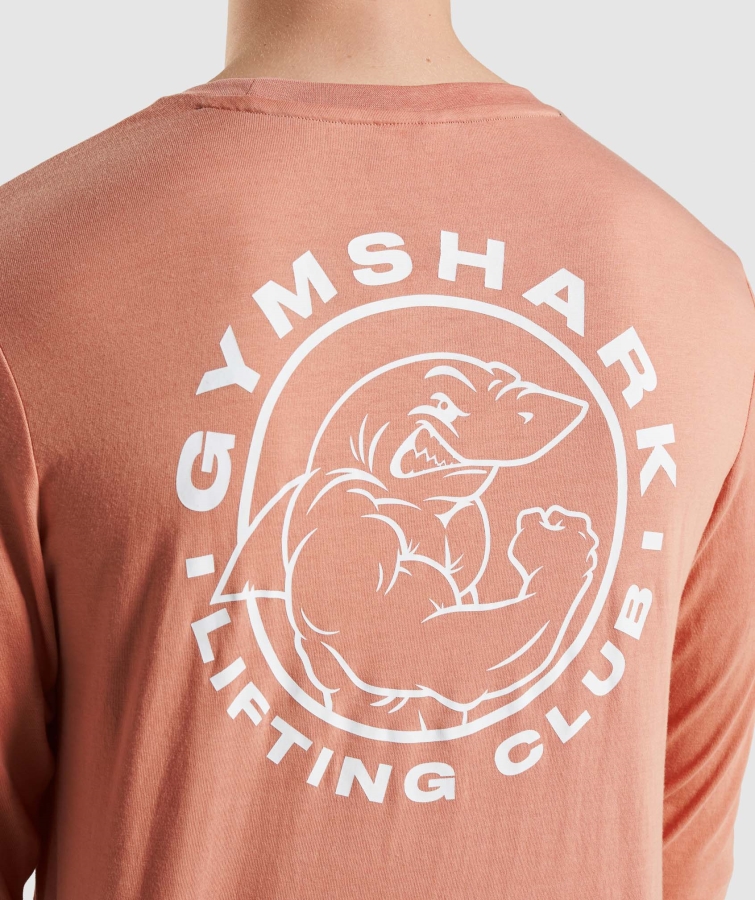 Gymshark Eski Uzun Kollu Tişört Nevada Pembe