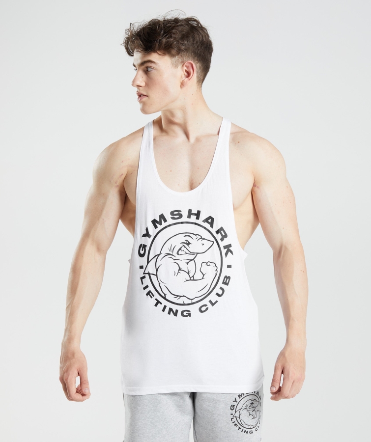 Gymshark Eski Stringer Beyaz