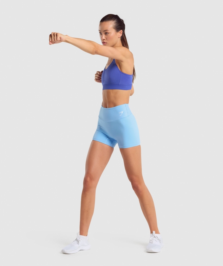 Gymshark Hafif Yüksek Destekli Spor Sutyeni Koyu Mavi