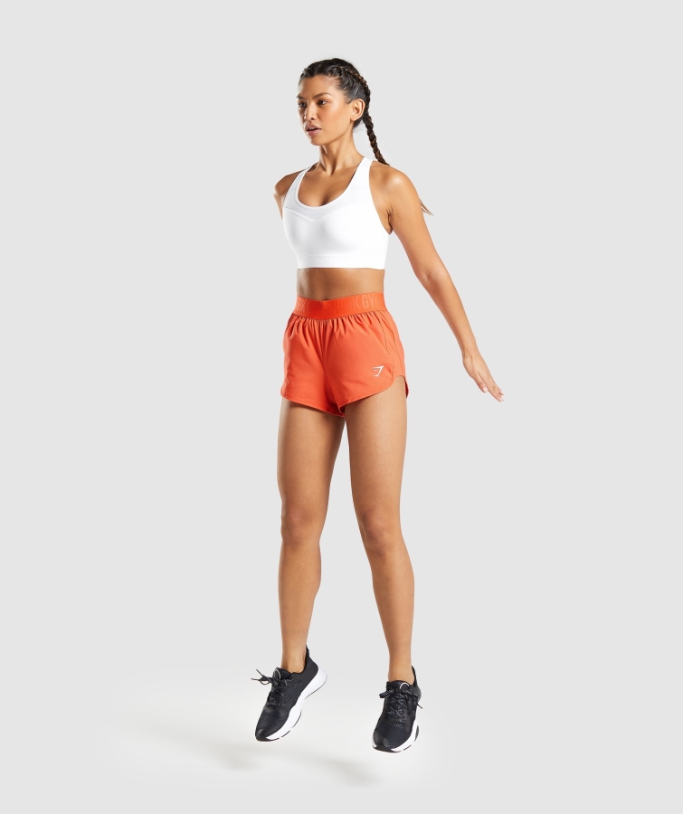 Gymshark Arkası Açık Spor Sutyeni Beyaz