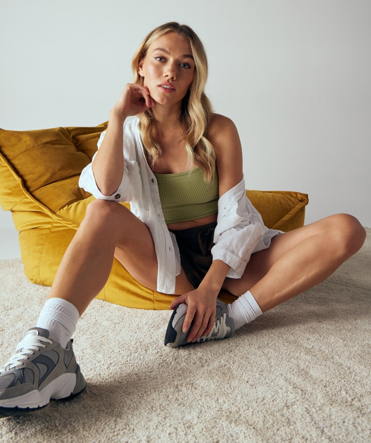 Gymshark Duraklama Sorunsuz Bralette Griffin Yeşil