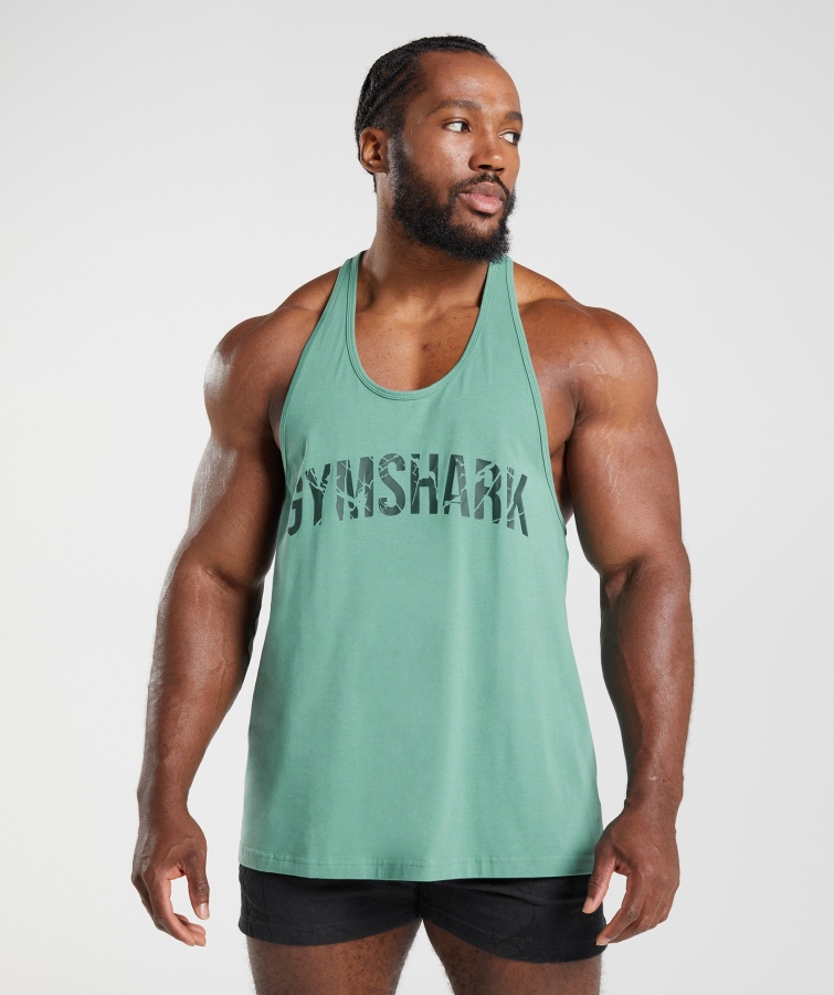 Gymshark Güç Stringer Alp Yeşili