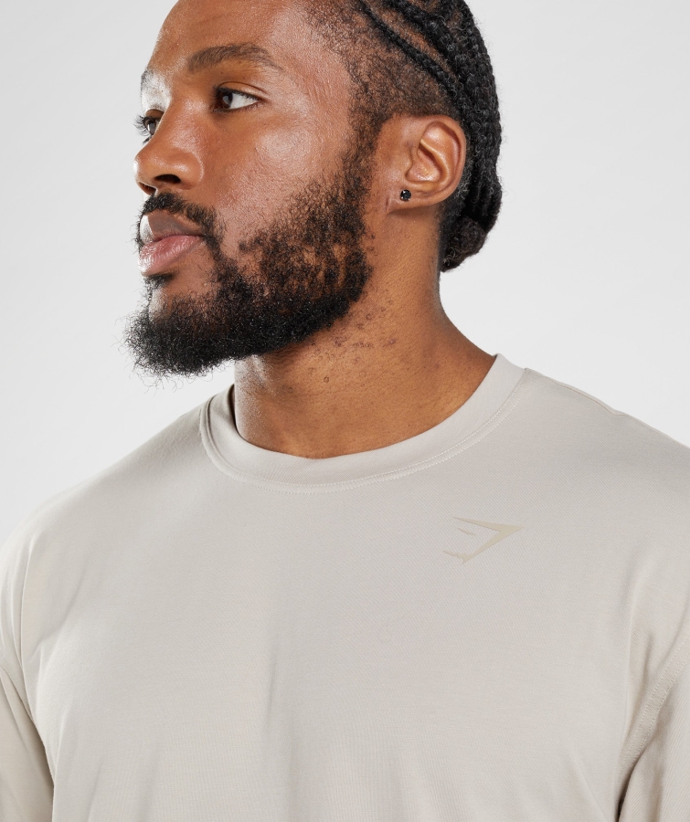 Gymshark Güç T-shirt çakıl Grisi