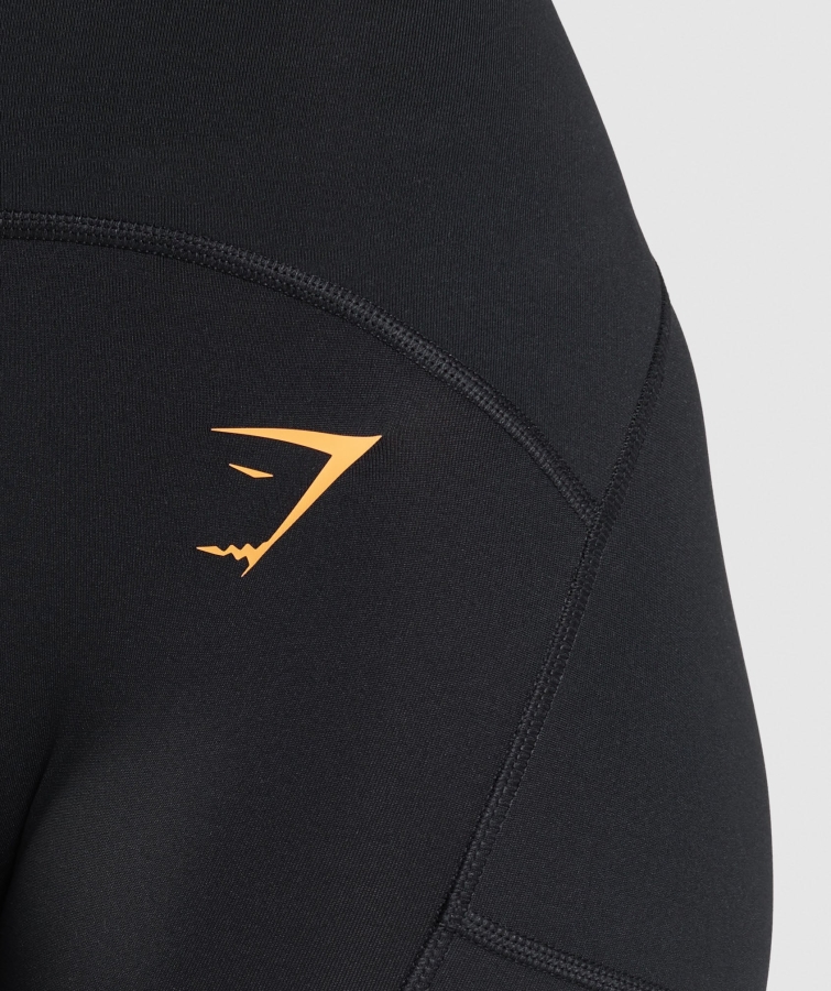 Gymshark Darbe Ağ Tozluk Siyah