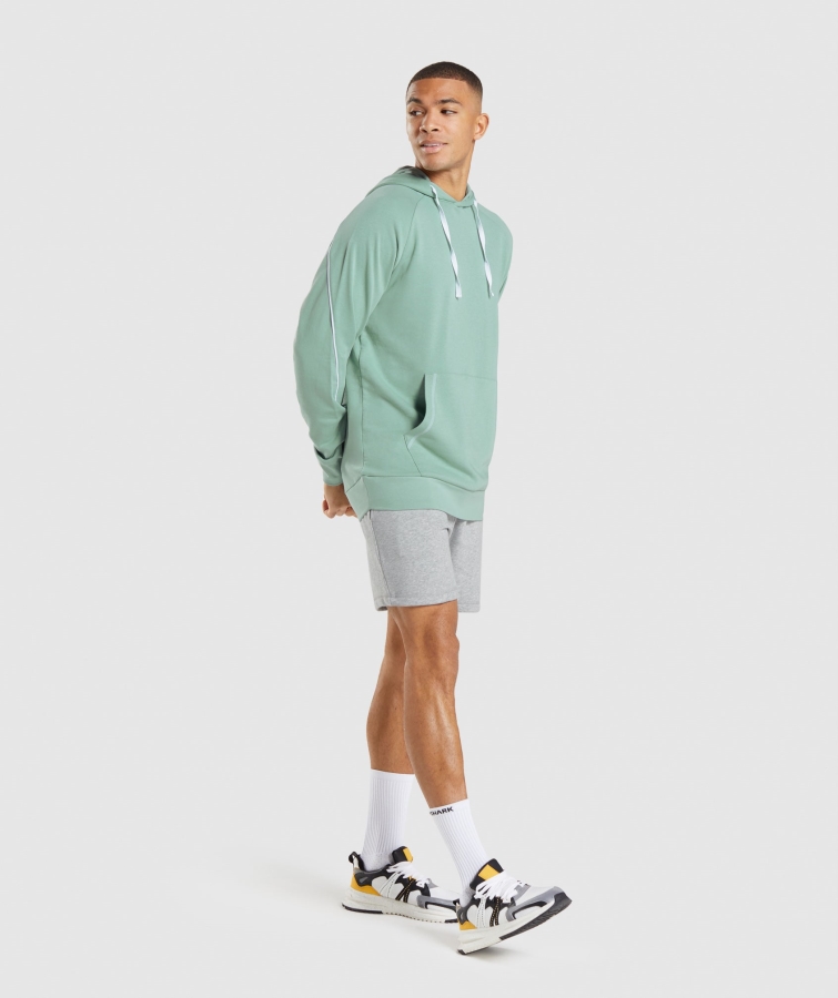 Gymshark Teneffüs Kapşonlu Maya Mavi-beyaz