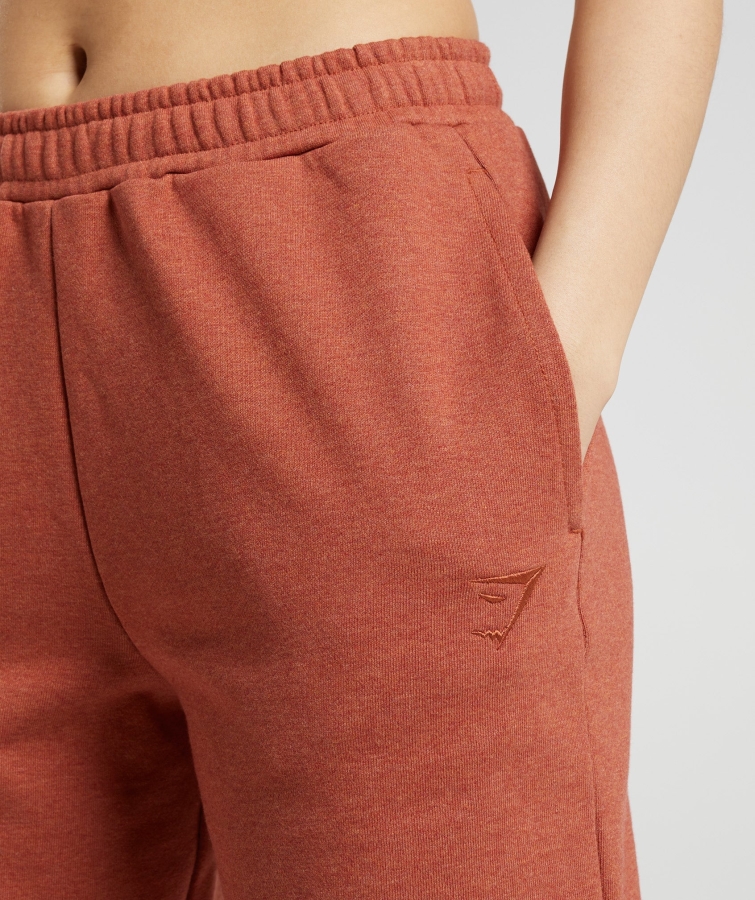 Gymshark Dinlenme Günü Terler Koşucular Tarçın Kahverengi Marn