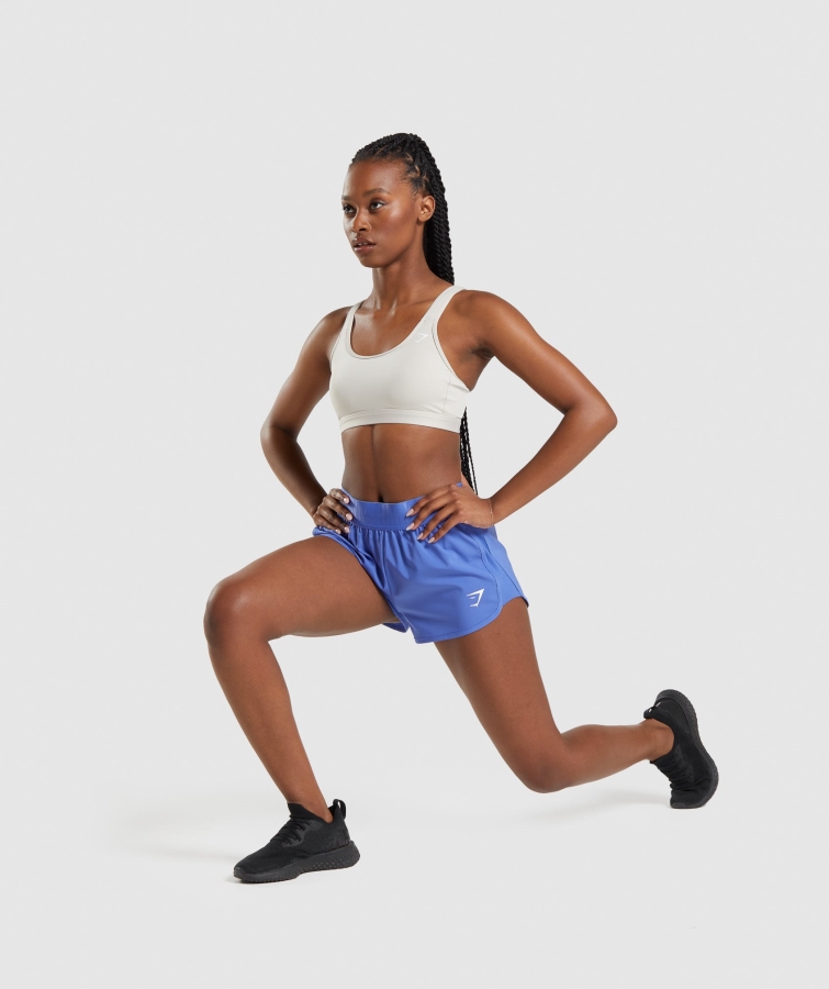 Gymshark Kepçe Boyun Spor Sutyeni çakıl Grisi