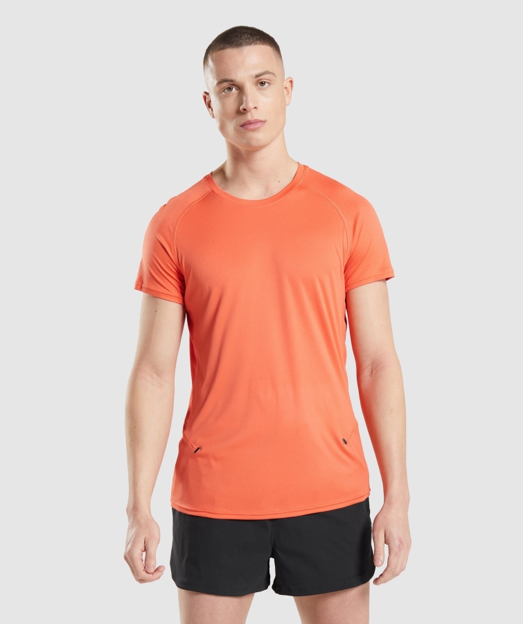 Gymshark Hız Evrimi T-shirt Papaya Turuncu