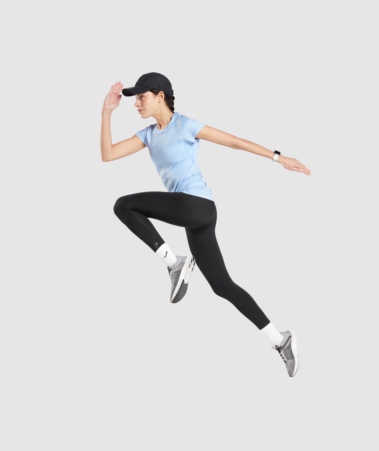 Gymshark Hızlı Tişört Aytaşı Mavisi