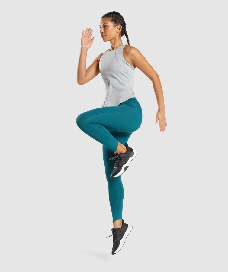 Gymshark Hız Tankı Dumanlı Gri-yeşil Marn