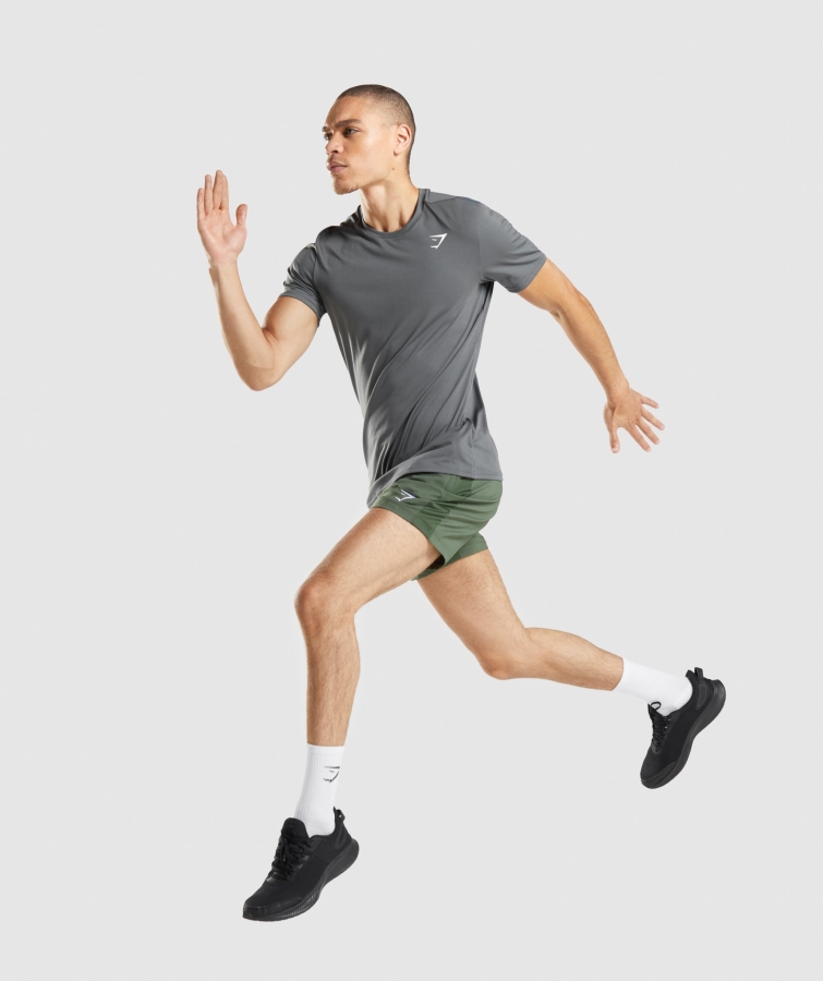 Gymshark Spor şortları Yeşil