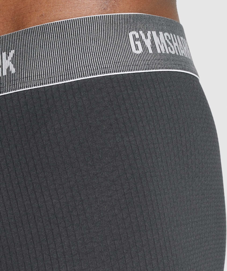 Gymshark Spor Teknolojisi Boksörler 2pk Siyah