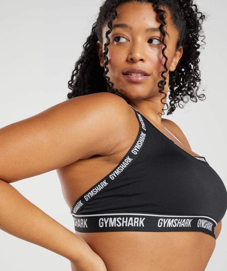 Gymshark Grev Spor Sutyeni Siyah-beyaz