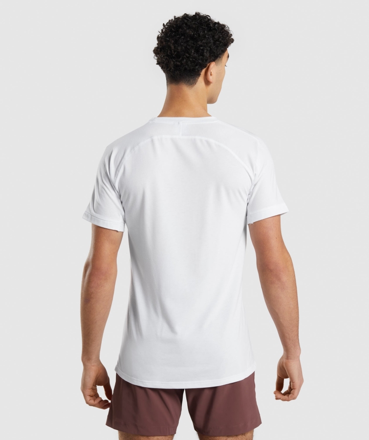 Gymshark Stüdyo Amplify T-shirt Beyaz