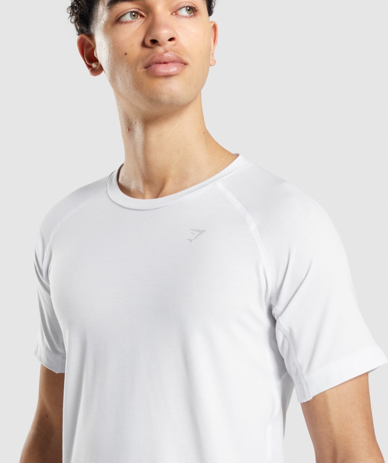 Gymshark Stüdyo Amplify T-shirt Beyaz