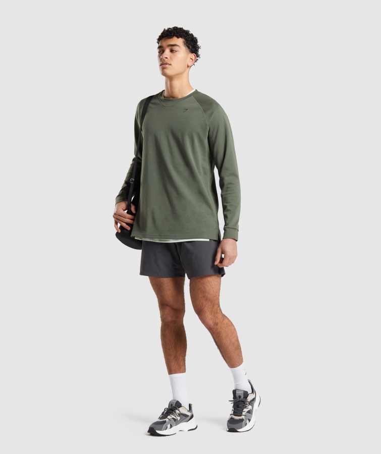 Gymshark Stüdyo Ekip çekirdek Zeytin