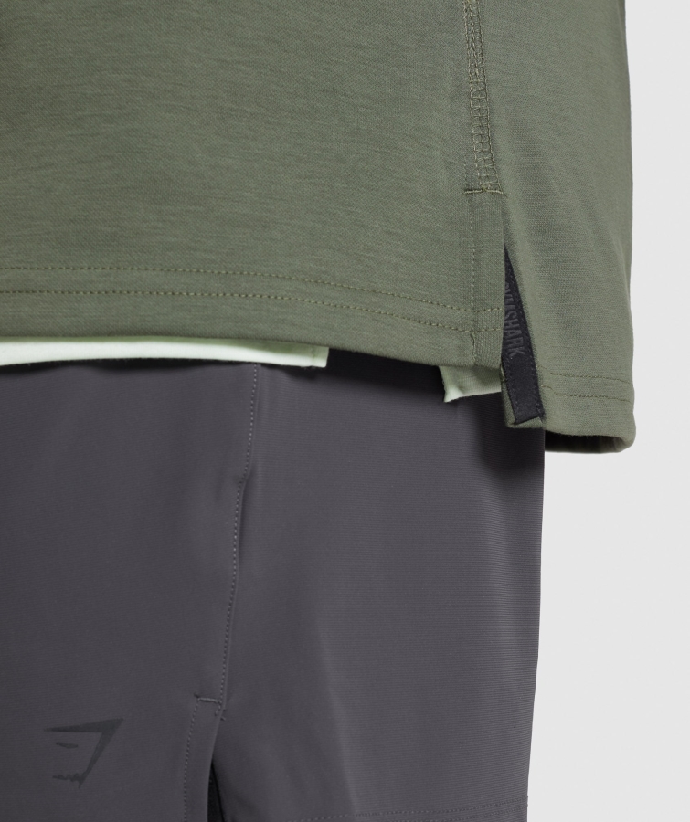 Gymshark Stüdyo Ekip çekirdek Zeytin