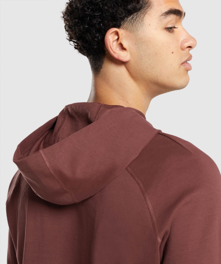 Gymshark Stüdyo Hoodie Kiraz Kahverengi