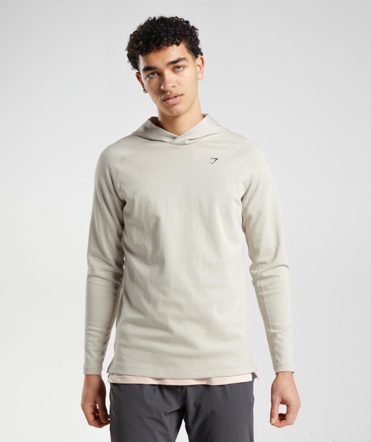 Gymshark Stüdyo Kapşonlu Gri